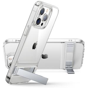 iPhone 14 Pro Metal Kickstand Case Clear