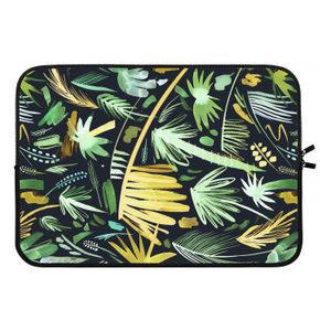 Tropical Palms Dark: Laptop sleeve 13 inch