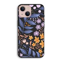Flowers with blue leaves: iPhone 13 Biologisch afbreekbaar hoesje