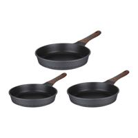 Resto Kitchenware Koekenpannenset Capella ø 24 + 26 + 28 cm - Inductie en alle andere warmtebronnen