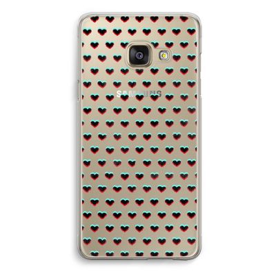 Hartjes: Samsung Galaxy A3 (2016) Transparant Hoesje