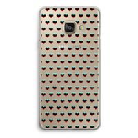 Hartjes: Samsung Galaxy A3 (2016) Transparant Hoesje