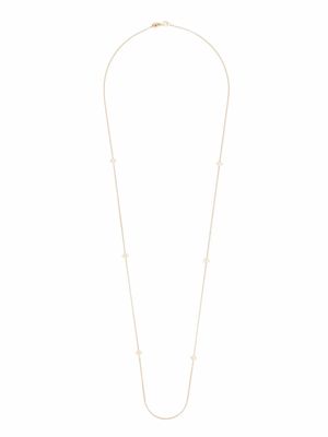 Roberto Coin collier Princess Flower en or 18ct serti de diamants et de rubis