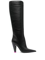 3juin bottines Alexa 115 mm en cuir - Noir