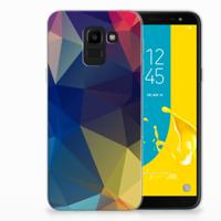 Samsung Galaxy J6 2018 | TPU Hoesje | Polygon Dark