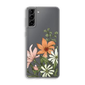 Floral bouquet: Samsung Galaxy S21 Plus Transparant Hoesje