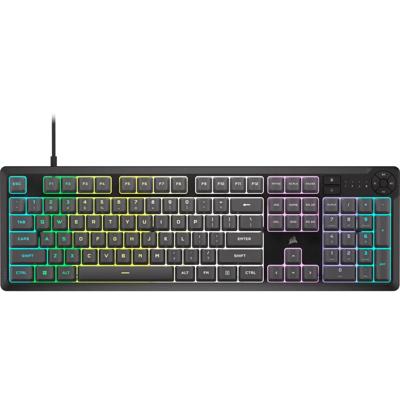 Corsair K55 CORE RGB toetsenbord Gamen USB QWERTY US International Grijs