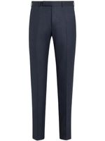 Zegna pantalon de costume en laine - Bleu