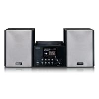 LENCO MC-250BK - Micro set met smart radio, CD/USB speler, internet, DAB+, Bluetooth® - Zwart