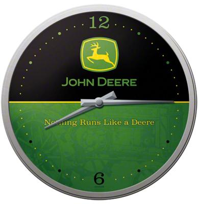 Wandklok John Deere Nothing Runs Like A Deere