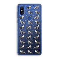Zwarte poes: Xiaomi Mi Mix 3 Transparant Hoesje