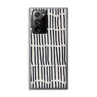 Moroccan stripes: Samsung Galaxy Note 20 Ultra / Note 20 Ultra 5G Transparant Hoesje