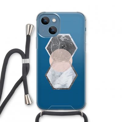 Creatieve toets: iPhone 13 mini Transparant Hoesje met koord