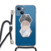 Creatieve toets: iPhone 13 mini Transparant Hoesje met koord