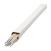 Creativ Company Houten kwasten nr. 0, lange steel, 12st.