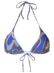 Lygia & Nanny bikini à imprimé graphique - Bleu