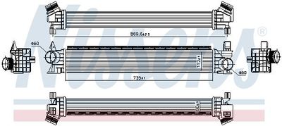 Intercooler, inlaatluchtkoeler 961479