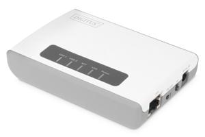 Digitus DN-13024 Netwerkprintserver USB-A, LAN (10/100 MBit/s), WiFi 802.11 b/g/n