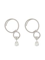 Dolce & Gabbana boucles d'oreilles DG à ornements strassés - Argent