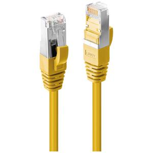 LINDY 47863 RJ45 Netwerkkabel, patchkabel CAT 6A S/FTP 1.50 m Geel 1 stuk(s)