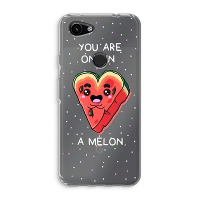 One In A Melon: Google Pixel 3a Transparant Hoesje