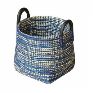 Mand van Zeegras Handvatten Blauw (Large)