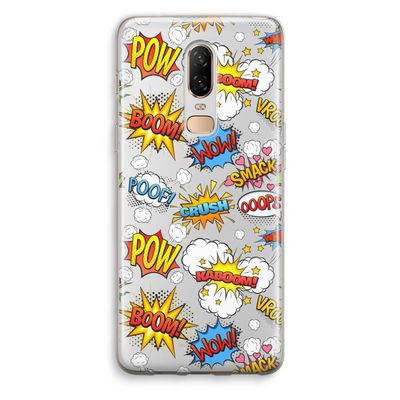 Pow Smack: OnePlus 6 Transparant Hoesje