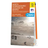 Wandelkaart - Topografische kaart OL35 OS Explorer Map North Pembrokeshire | Ordnance Survey - thumbnail