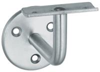 Leuninghouder hol zadel zichtbare bev rvs mat