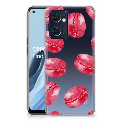OPPO Reno 7 5G | Find X5 Lite | Siliconen Case | Pink Macarons