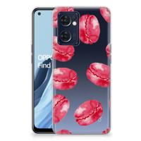 OPPO Reno 7 5G | Find X5 Lite | Siliconen Case | Pink Macarons