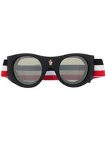 Moncler Eyewear lunettes de soleil à monture ronde - Rouge