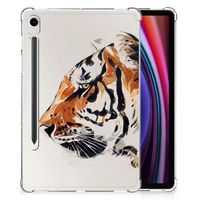 Tablethoes Samsung Galaxy Tab S9 Watercolor Tiger