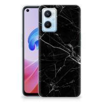 OPPO A96 | OPPO A76 | TPU | Siliconen hoesje | Marmer Zwart - Origineel Cadeau Vader