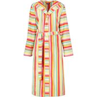 Cawö Cawo Dames Badjas 7081 Badstof met Capuchon Multi 40