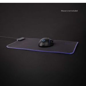 Gaming Muismat | Microfiber / Rubberen | Zwart