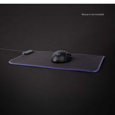 Gaming Muismat | Microfiber / Rubberen | Zwart