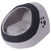 VidaXL Kattenmand l grijs en zwart