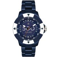Horloge Uniseks Light Time POKER (Ø 41 mm)