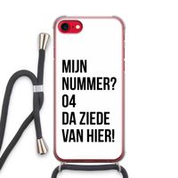 Da ziede van hier: iPhone SE 2020 Transparant Hoesje met koord