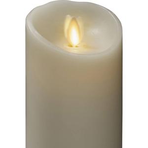 Konstsmide 1611-115 LED-kaars met echte was Crème-wit Warmwit (Ø x h) 76 mm x 165 mm