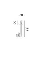 Wever & Ducre - Optional Hook B For 6mm Plugs - thumbnail