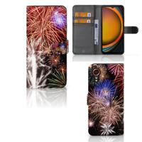 Samsung Galaxy Xcover 7 | Wallet Case | met Pasjes | Vuurwerk Samsung Galaxy Xcover 7 | Wallet Case | met Pasjes | Vuurwerk