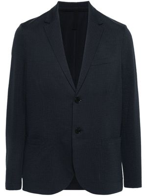 Harris Wharf London blazer en seersucker - Bleu