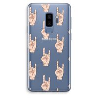 Rock: Samsung Galaxy S9 Plus Transparant Hoesje Rock: Samsung Galaxy S9 Plus Transparant Hoesje
