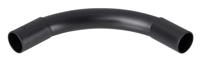 PIPELIFE Bocht PVC 3/4 (19mm) zwart per stuk - 4031133