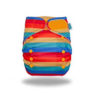 TotsBots HERO Alles-in-een luier - Rainbow Stripe