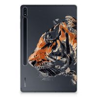 Tablethoes Samsung Galaxy Tab S7 Plus | S8 Plus Watercolor Tiger