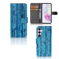Samsung Galaxy A35 | Book Style Case | Wood Blue