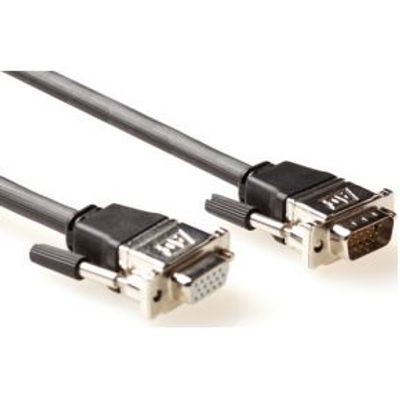 ACT 3 meter High Performance VGA verlengkabel male-female met metalen kappen